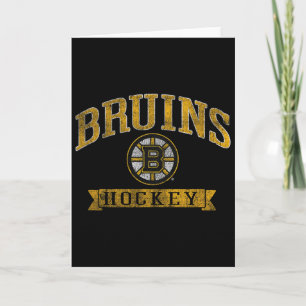 Boston Bruins Vintage Hockey Donkere Heather Kaart