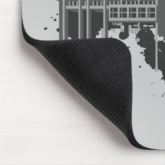 Boston Brutal (grijze versie) Muismat (Hoek)