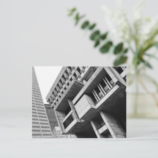 Boston Brutalist Briefkaart (Staand voorkant)