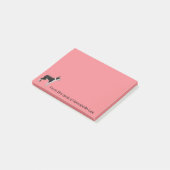 Boston Bull Terrier Personalize Post-it® Notes (Schuin)