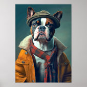 Boston Bull Terrier Poster (Voorkant)