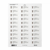 Boston Bull Terrier-puppy Etiket (Full Sheet)