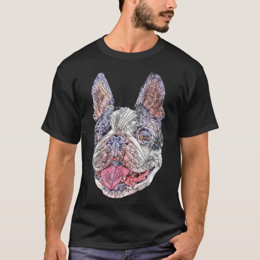 Boston Bull Terrier T-shirt (Voorkant)