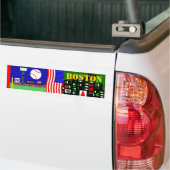 Boston Bumpersticker voor Boston Sports Fan Gift (Op Truck)