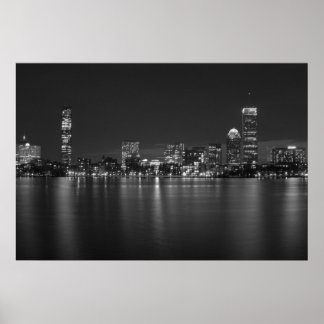Boston by Night Poster