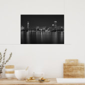 Boston by Night Poster (Keuken)