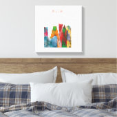 Boston Canvas Afdruk (Insitu (Slaapkamer))