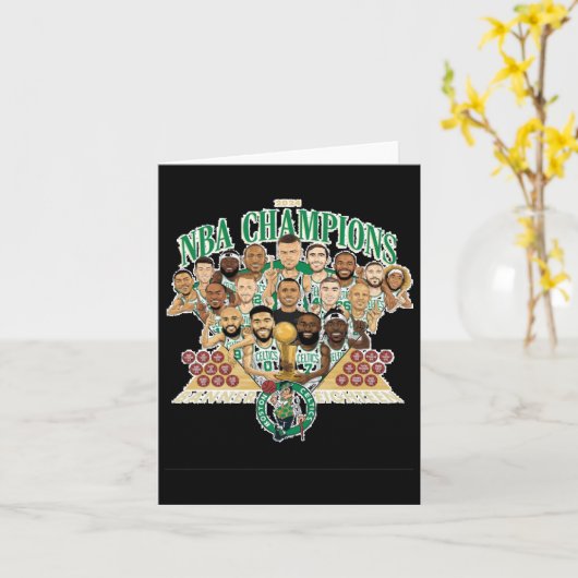 Boston Celtics Banner 18 (team exclusief) Ontspann Kaart (Gele Bloem)