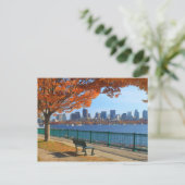Boston Charles River Autumn Briefkaart (Staand voorkant)