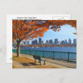 Boston Charles River Autumn Briefkaart (Voorkant / Achterkant)