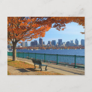 Boston Charles River Autumn Briefkaart