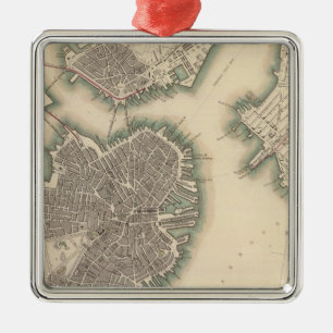 Boston, Charlestown, Roxbury Metalen Ornament
