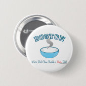 Boston Chowder War Ronde Button 5,7 Cm (Voorkant /achterkant)
