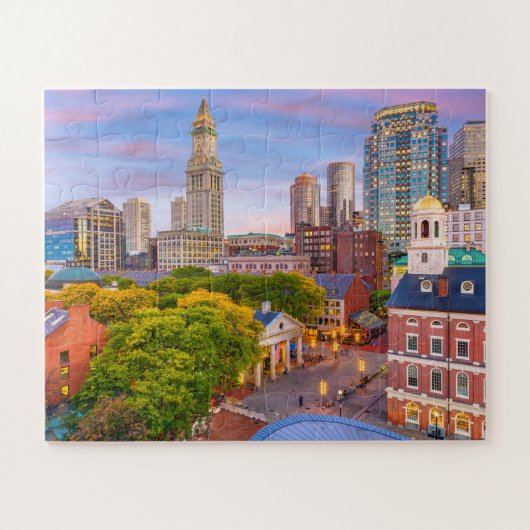 Boston City Buildings Massachusetts USA Legpuzzel (Horizontaal)