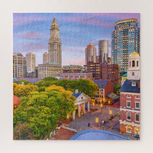 Boston City Buildings Massachusetts USA Legpuzzel (Verticaal)