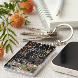 Boston City Lights Sleutelhanger