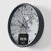 Boston City Map Clock (Hoek)