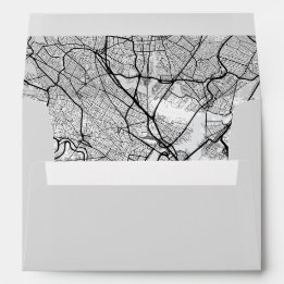 Boston City Map Envelop