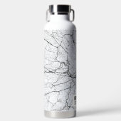 Boston City Map Waterfles (Voorkant)