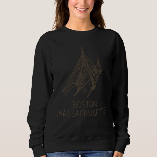 Boston City Massachusetts souvenir for men women Trui (Voorkant)