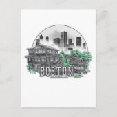 Boston City Massachusetts Verenigde Staten Briefkaart (Voorkant)