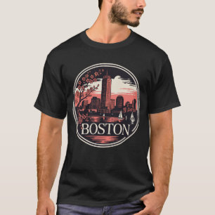 Boston City Massachusetts Verenigde Staten T-shirt