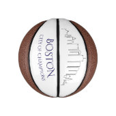 Boston City of Champions Basketbal (Verticaal)