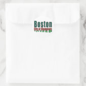 Boston City of Champions Ronde Sticker (Tas)