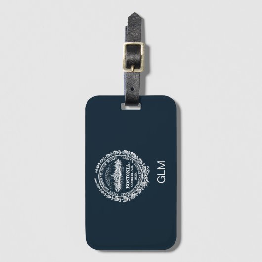  Boston City Seal Custom Bagagelabel (Voorkant (verticaal))
