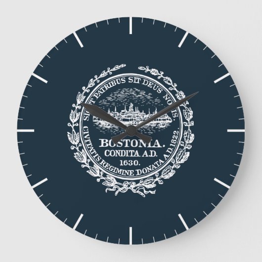  Boston City Seal Grote Klok (Voorkant)