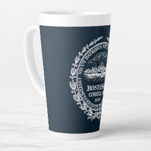 Boston City Seal Latte Mok
