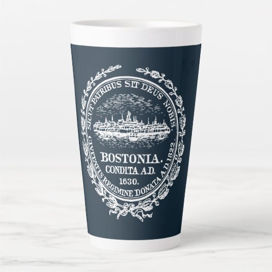  Boston City Seal Latte Mok (Voorkant)