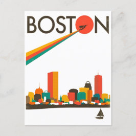 Boston City Skyline, Boston kaart skyline