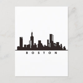 Boston City Skyline, Boston kaart skyline