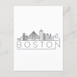 Boston City Skyline, Boston kaart skyline