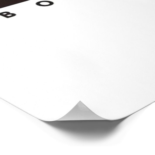 Boston City Skyline, Boston kaart skyline Poster (Hoek)