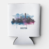 Boston City Skyline, Boston MA Skyline Blikjeskoeler (Voorkant)