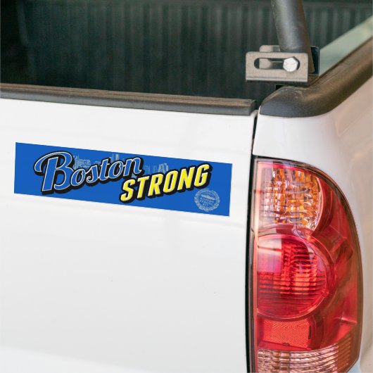 Boston City Sterke Display Bumpersticker (Op Truck)