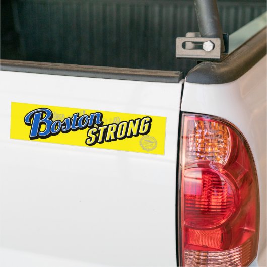 Boston City Sterke Display Bumpersticker (Op Truck)