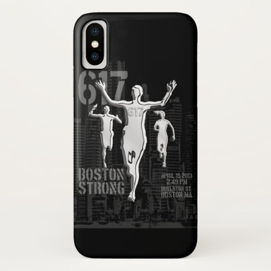 Boston City Sterke gedenken Case-Mate iPhone Case (Achterkant)
