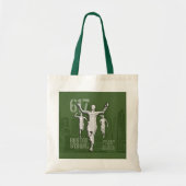 Boston City Sterke herinnert zilver aan Green Tote Bag (Voorkant)