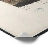 Boston City Uitzicht 1873 Poster (Hoek)