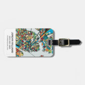 Boston City USA Bagagelabel (Voorkant horizontaal)