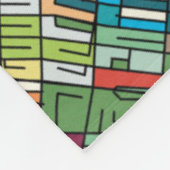 Boston City USA Fleece Deken (Hoek)