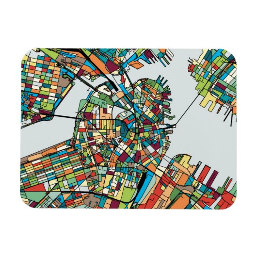 Boston City USA Magneet (Horizontaal)