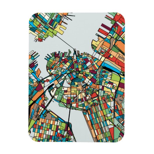 Boston City USA Magneet (Verticaal)