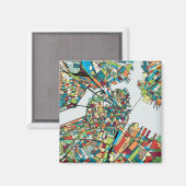 Boston City USA Magneet (Voorkant / Achterkant)