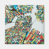 Boston City USA Magneet (Voorkant)