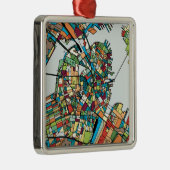 Boston City USA Metalen Ornament (Rechts)