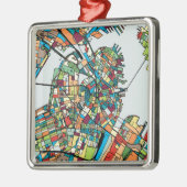 Boston City USA Metalen Ornament (Links)